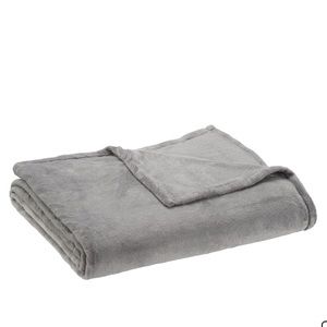 NWT Micro Plush Grey Throw Blanket